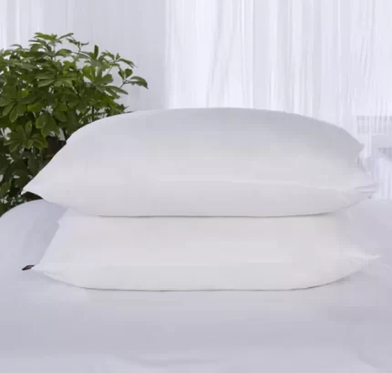 Plain white Fibre Pillows